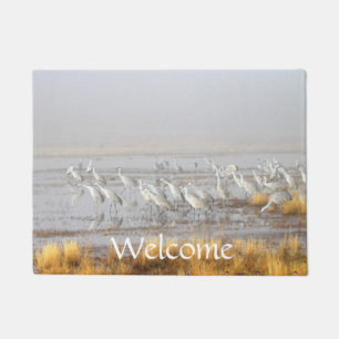 Paillasson Grues brumeuses de Sandhill