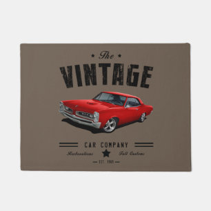 Paillasson GTO Vintage en rouge