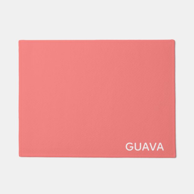 Paillasson Guava pink color name (Devant)