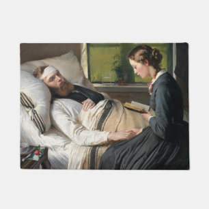 Paillasson Guerrier blessé (par Elisabeth Jerichau-Baumann)