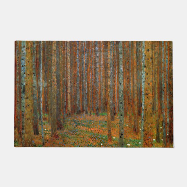 Paillasson Gustav Klimt - Forêt de pins de Tannenwald (Devant)