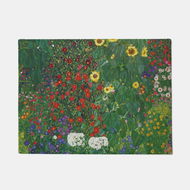 Paillasson Gustav Klimt - Jardin Agricole Avec Fleurs (Devant)