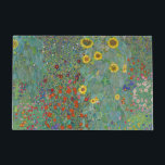 Paillasson Gustav Klimt - Jardin de campagne avec tournesols<br><div class="desc">Jardin de campagne avec des tournesols / Jardin de ferme avec des tournesols - Gustav Klimt en 1905-1906</div>