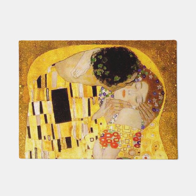 Paillasson Gustav Klimt La Peinture Classique Du Kiss (Devant)