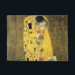 Paillasson GUSTAV KLIMT - Le baiser 1907<br><div class="desc">GUSTAV KLIMT - Le baiser 1907
Pétrole et feuille d'or sur la toile</div>