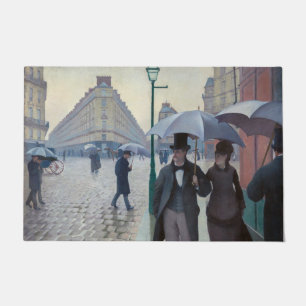 Paillasson Gustave Caillebotte - Rue de Paris ; Temps de plui