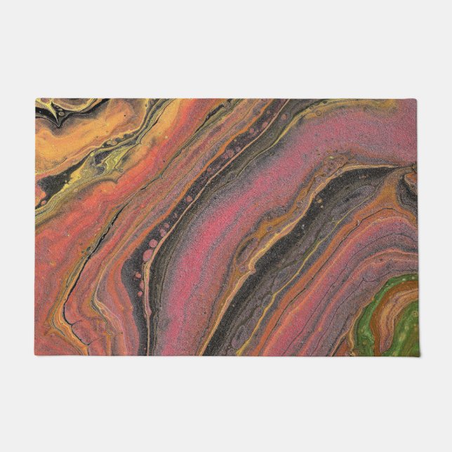 Paillasson Habit de Lovin 3 Unique Abstrait Porte Mat (Devant)