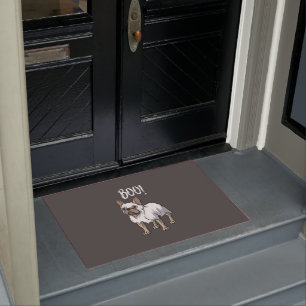 Paillasson Halloween à Bulldog Amusant et fantôme français