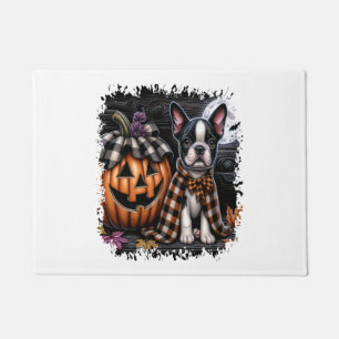 Paillasson Halloween Boston Terrier Dog
