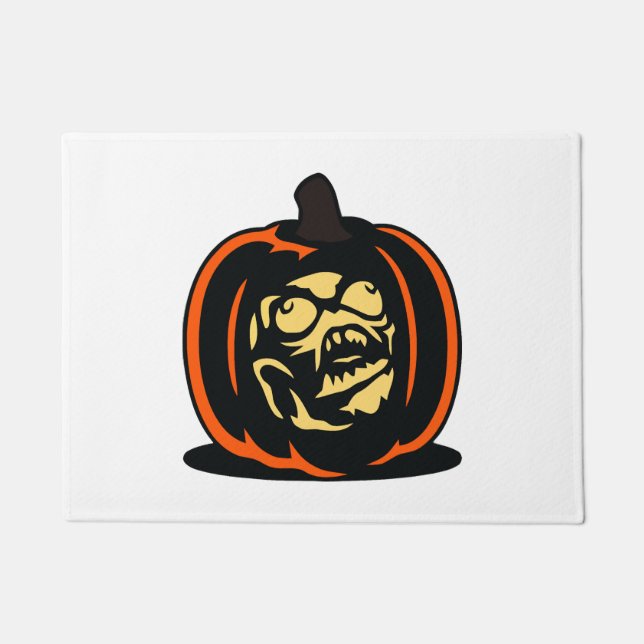 Paillasson Halloween citrouille (Devant)