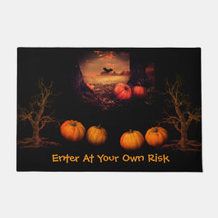 Paillasson Halloween citrouille Patch