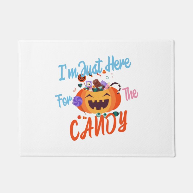 Paillasson Halloween dans une occasion d'être vraiment créati (Devant)