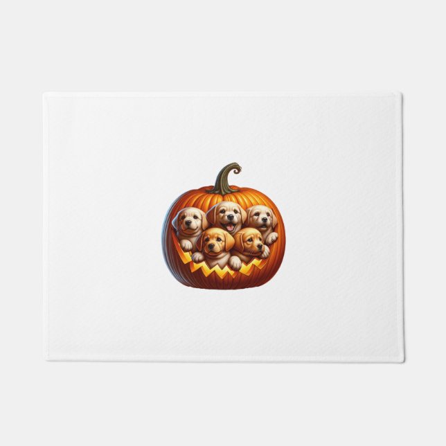 Paillasson Halloween de chien (Devant)