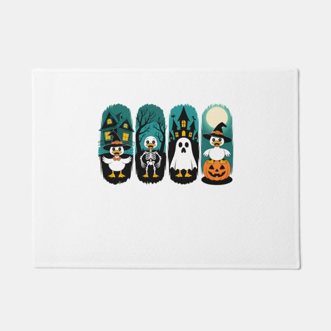 Paillasson Halloween de la saison éffrayante (Devant)