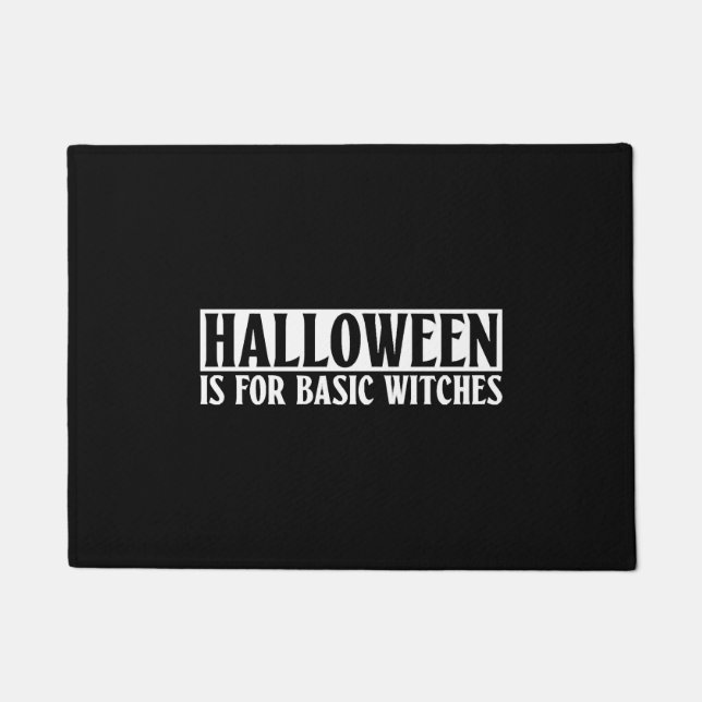 Paillasson Halloween est pour sorcières de base - Goth Hallow (Devant)