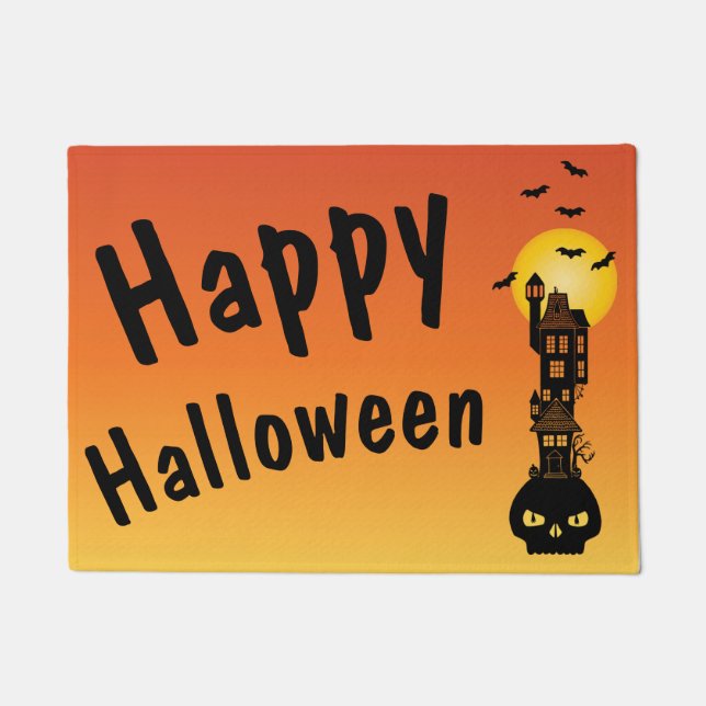 Paillasson Halloween heureux (Devant)