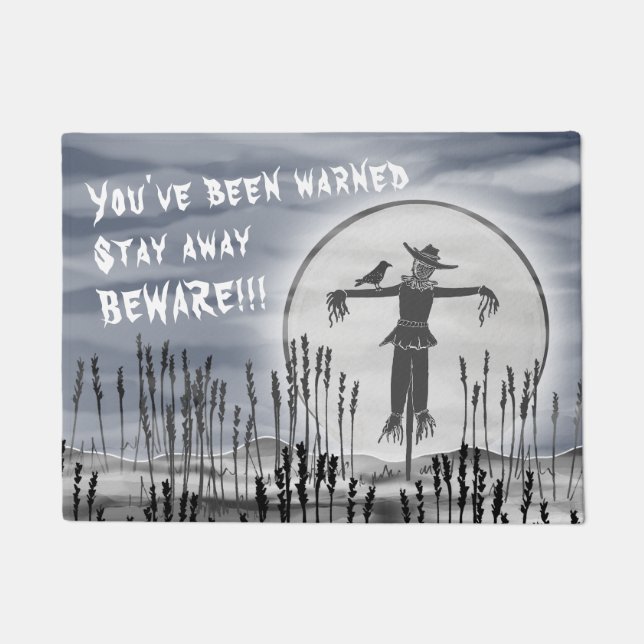 Paillasson Halloween Horreur Déplaisant Scarecrow Doormat (Devant)