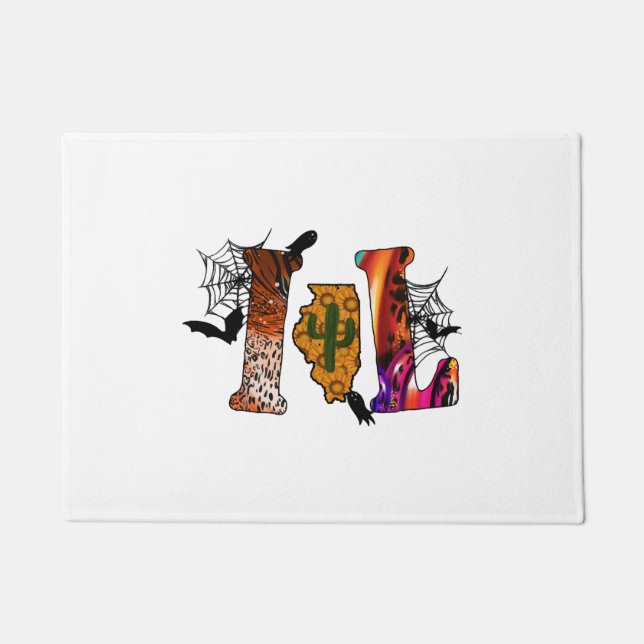 Paillasson Halloween Illinois (Devant)