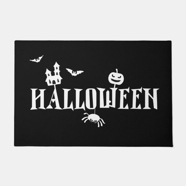 Paillasson Halloween Illustration Deurmat (Devant)