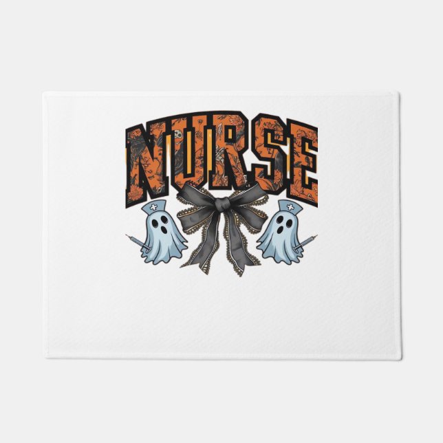 Paillasson Halloween Infirmière Scary Coquette Bow Classic T- (Devant)
