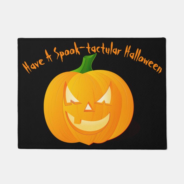 Paillasson Halloween Jack O'Lantern, tactique par Spook (Devant)