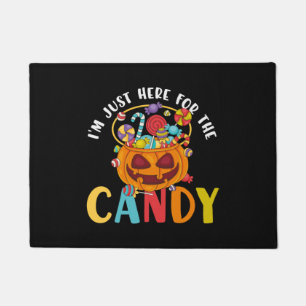 Paillasson Halloween je suis juste ici pour le bonbon