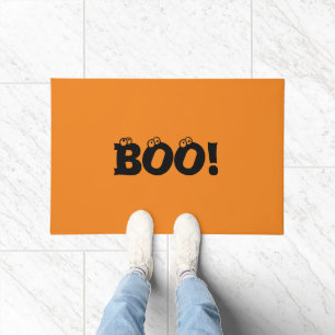 Paillasson Halloween Scary Boo ! lunettes noir orange drôle