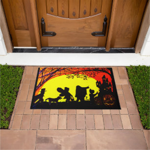 PAILLASSON HALLOWEEN TRICK OU TREATERS