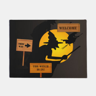 Paillasson Halloween Witch in Door Mat