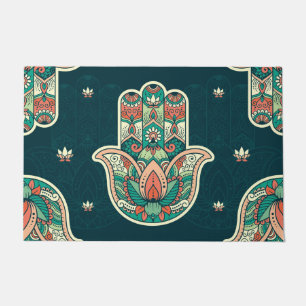 Paillasson Hamsa Hamsah Maison juive marocaine Bienvenue