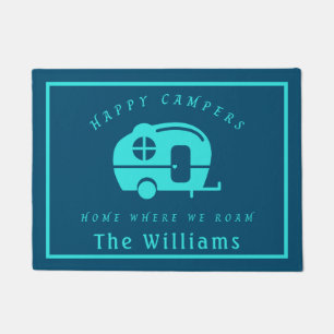 Paillasson Happy Campers Accueil Où Nous Roulions Camping Doo