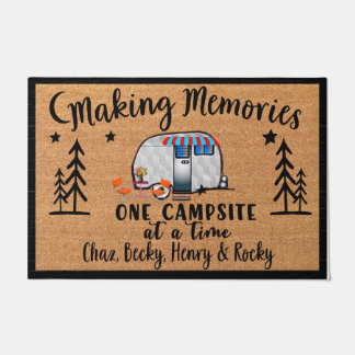 Paillasson Happy Campers Doormat, Camping Lover Cadeau