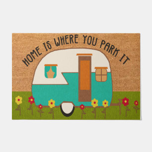 Paillasson Happy Campers Doormat, Camping Lover Cadeau