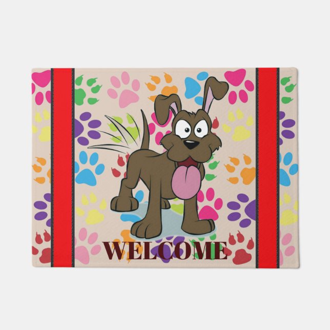 Paillasson Happy Dog Door Mat (Devant)