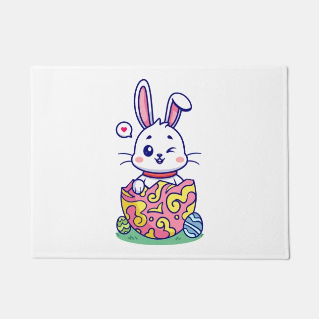 Paillasson Happy Easter Bunny collection 2 (Devant)