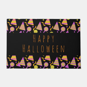 Paillasson Happy Halloween Candy Neon Motif Doormat