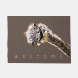 Paillasson Happy Ostrich - Bienvenue -