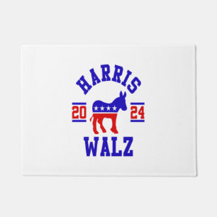 Paillasson Harris Walz 2024 pour le président Patriotic Democ