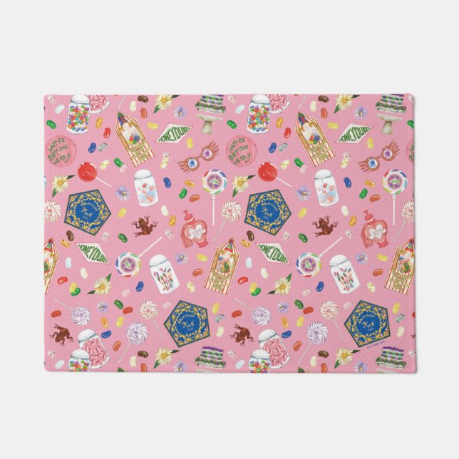 Paillasson HARRY POTTER™ | Grenouilles au chocolat et Motif d (Devant)