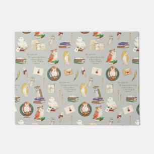 Paillasson HARRY POTTER™   Motif de lettre de hibou