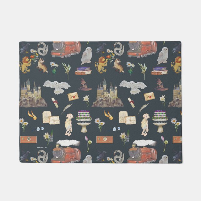 Paillasson HARRY POTTER™ | Motif icônes (Devant)