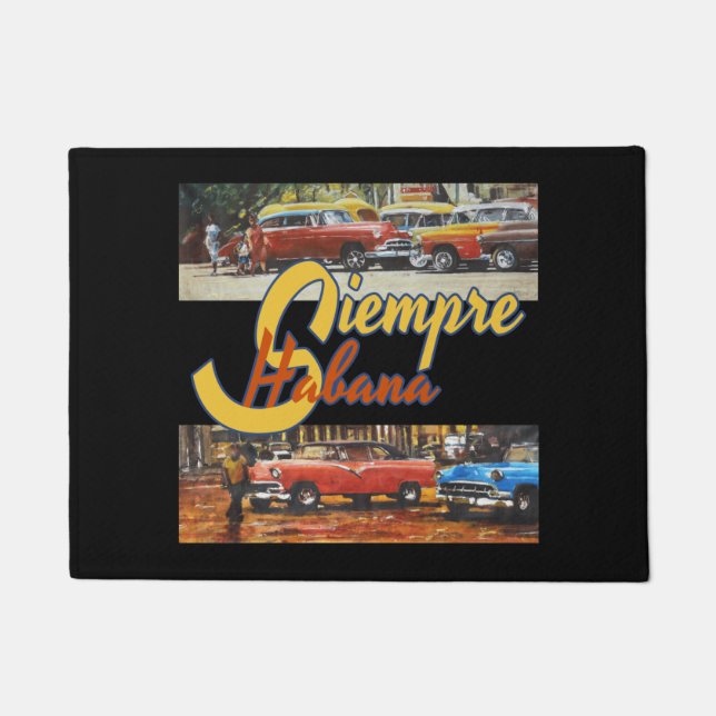 Paillasson Havana Cuba - Siempre Habana (Devant)