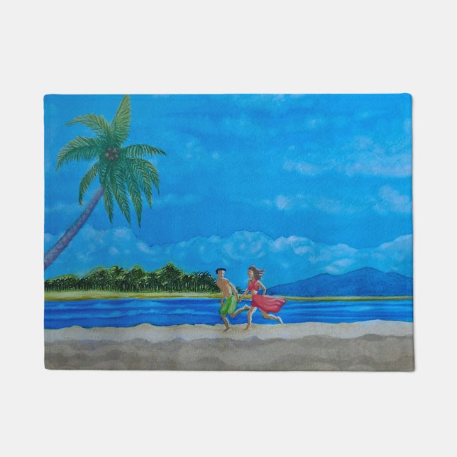 Paillasson Hawaiian Beach Run (Devant)