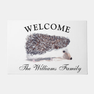 Paillasson Hedgie Aquarelle Hérisson Animaux Animaux Animaux 