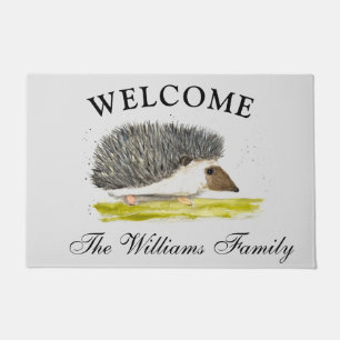 Paillasson Hedgie Aquarelle Hérisson Animaux Animaux Animaux 
