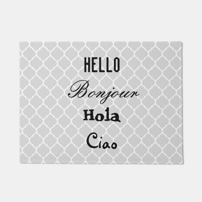 Paillasson Hello Goodbye Language Doormat (Devant)
