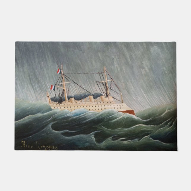 Paillasson Henri Rousseau - Le navire dans la tempête (Devant)