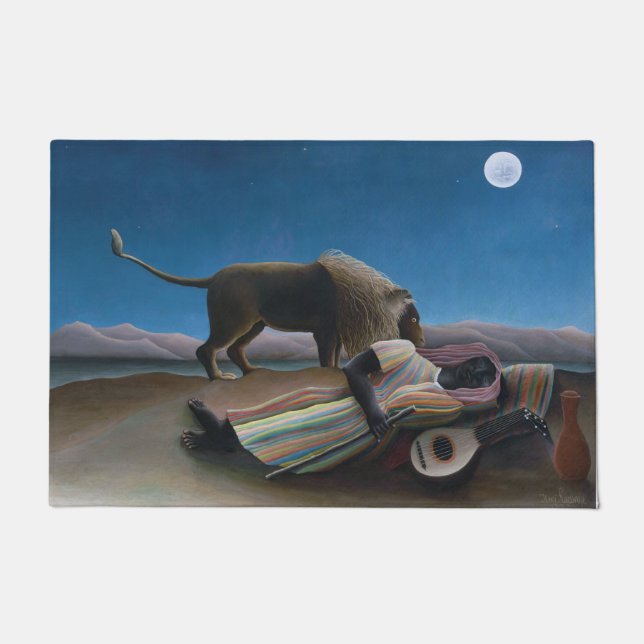 Paillasson Henri Rousseau - Les Tziganes qui dorment (Devant)