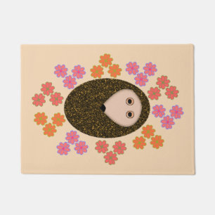 Paillasson Hérisson dormant et mât de porte de fleurs