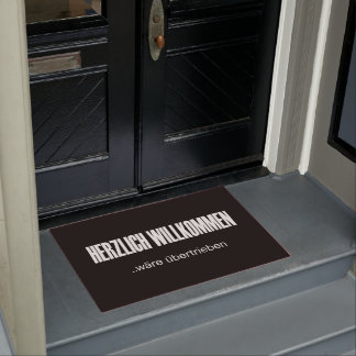 Paillasson Herzlich Willkommen wäre übertrieben